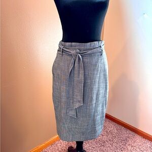 Ann Taylor Tie Waist Paperbag Skirt Size 2